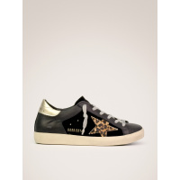 Golden Goose Super Star Black Leo Star