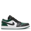 Мужские кроссовки Air Jordan 1 Low Green Toe