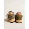 Женские кеды Golden Goose Ball Star Suede Khaki