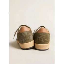 Golden Goose Ball Star Suede Khaki