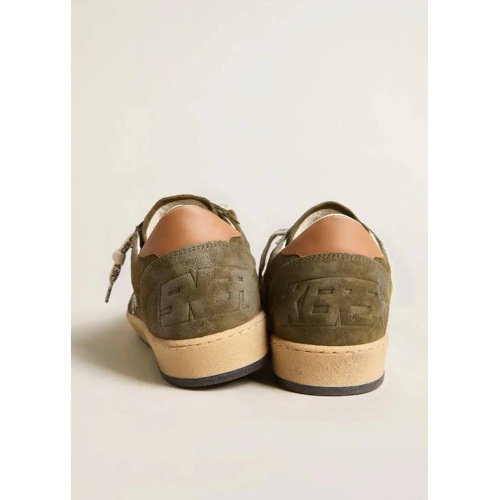 Женские кеды Golden Goose Ball Star Suede Khaki