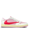 Женские кроссовки Travis Scott x Air Jordan 1 OG Sail Tropical Pink
