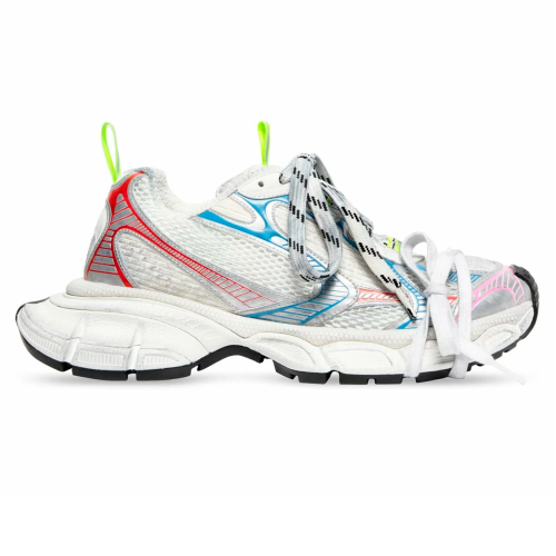 Женские кроссовки Balenciaga 3XL Sneaker Worn Out White Blue Red