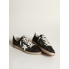 Женские кеды Golden Goose Ball Star In Black Suede With White Leather Star