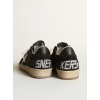 Женские кеды Golden Goose Ball Star In Black Suede With White Leather Star