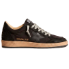 Мужские кеды Golden Goose Mens Ball Star in Black Fabric With Black Star