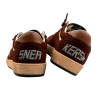 Мужские кеды Golden Goose Mens Ball Star in Brown Suede With Brown Leather Star and Heel Tab