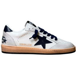 Golden Goose Mens Ball Star Blue Leather Star