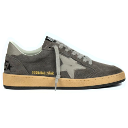 Golden Goose Mens Ball Star Grey Cream