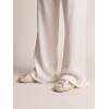 Женские кеды Golden Goose Super Star With Gold Glitter Star And Ice-Gray Suede Inserts