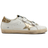 Женские кеды Golden Goose Old School With Gold Star in Laminated Leather