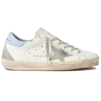Golden Goose Super Star Sky Blue Heel Tab