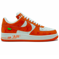 Louis Vuitton x Nike Air Force 1 Low White Orange