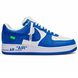 Louis Vuitton x Nike Air Force 1 Low White Team Royal