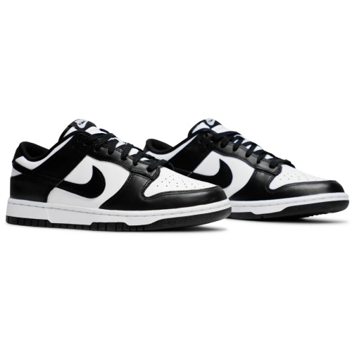 Мужские кроссовки Nike Dunk Low White Black
