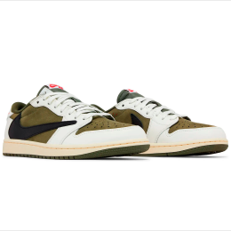 Travis Scott x Air Jordan 1 Retro Low OG SP Medium Olive