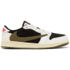 Женские кроссовки Travis Scott x Air Jordan 1 Retro Low OG Olive