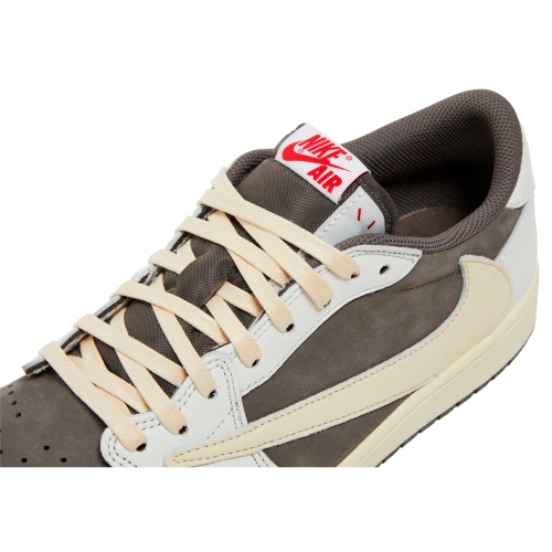 Женские кроссовки Travis Scott x Air Jordan 1 Low OG Reverse Mocha