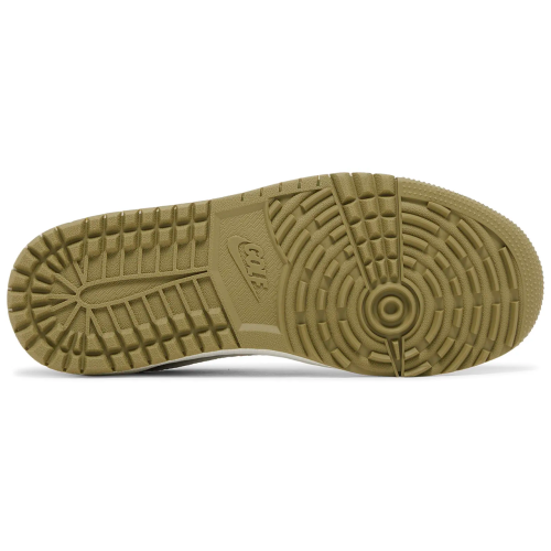 Мужские кроссовки Travis Scott x Air Jordan 1 Low Golf Neutral Olive