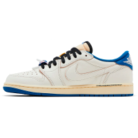 Fragment Design x Travis Scott Air Jordan 1 Retro Low OG SP Sail Military Blue