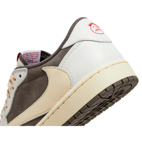 Женские кроссовки Travis Scott x Air Jordan 1 Low OG Reverse Mocha